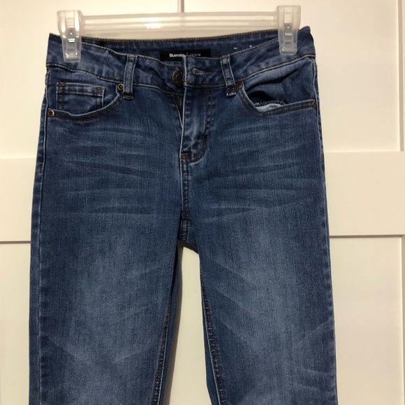Mid-rise straight medium wash jeans - Picture 2 of 5